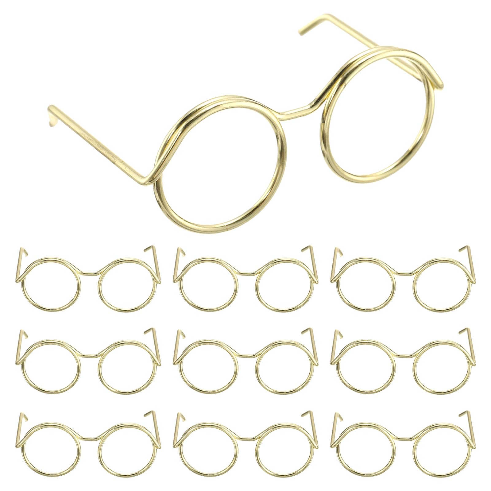 PATIKIL 1.26" Mini Doll Eyeglasses