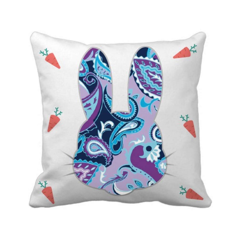Coussin lapin fleur bleue idéal pour créer un coin lecture cosy