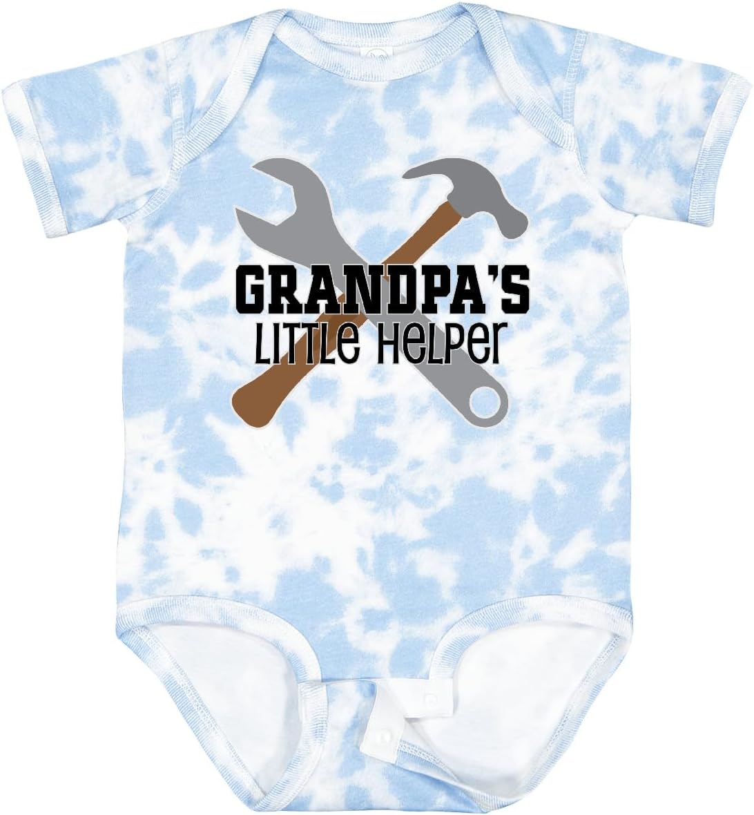 inktastic Grandpa Little Helper Baby Bodysuit