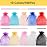 HRX Package 100pcs Small Organza Bags 3x4 inch, Assorted Color Mesh Jewelry Pouches Drawstring Empty Sachets for Bracelets Candy Small Gift