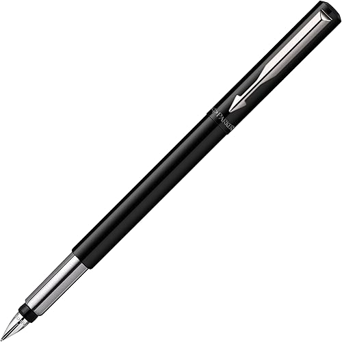 Parker Fuente Vector, pluma negra, multicolor