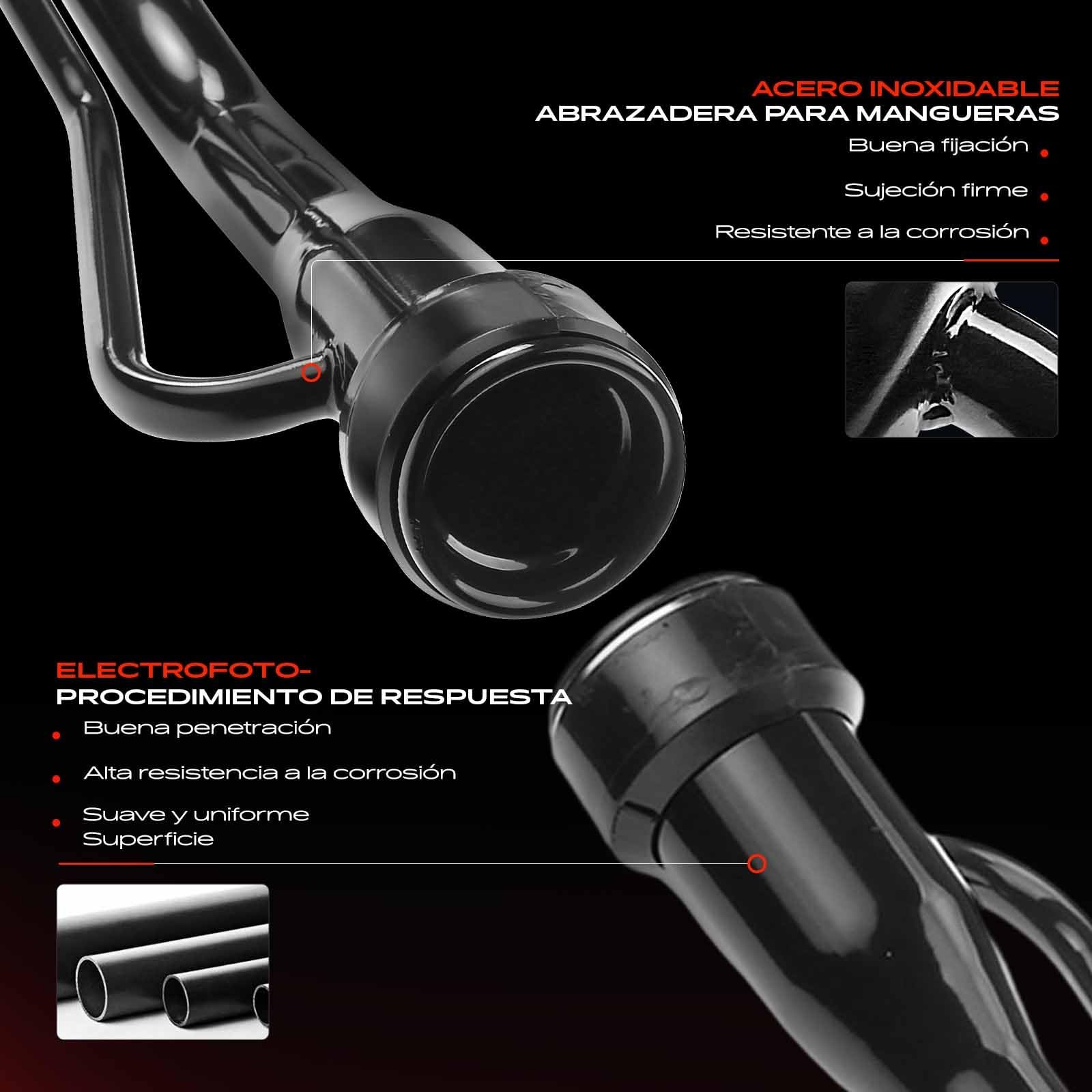 Frankberg Tubo de llenado de combustible cuello de llenado 77201-52021 | Compatible con: Yaris Verso P2, Yaris P1