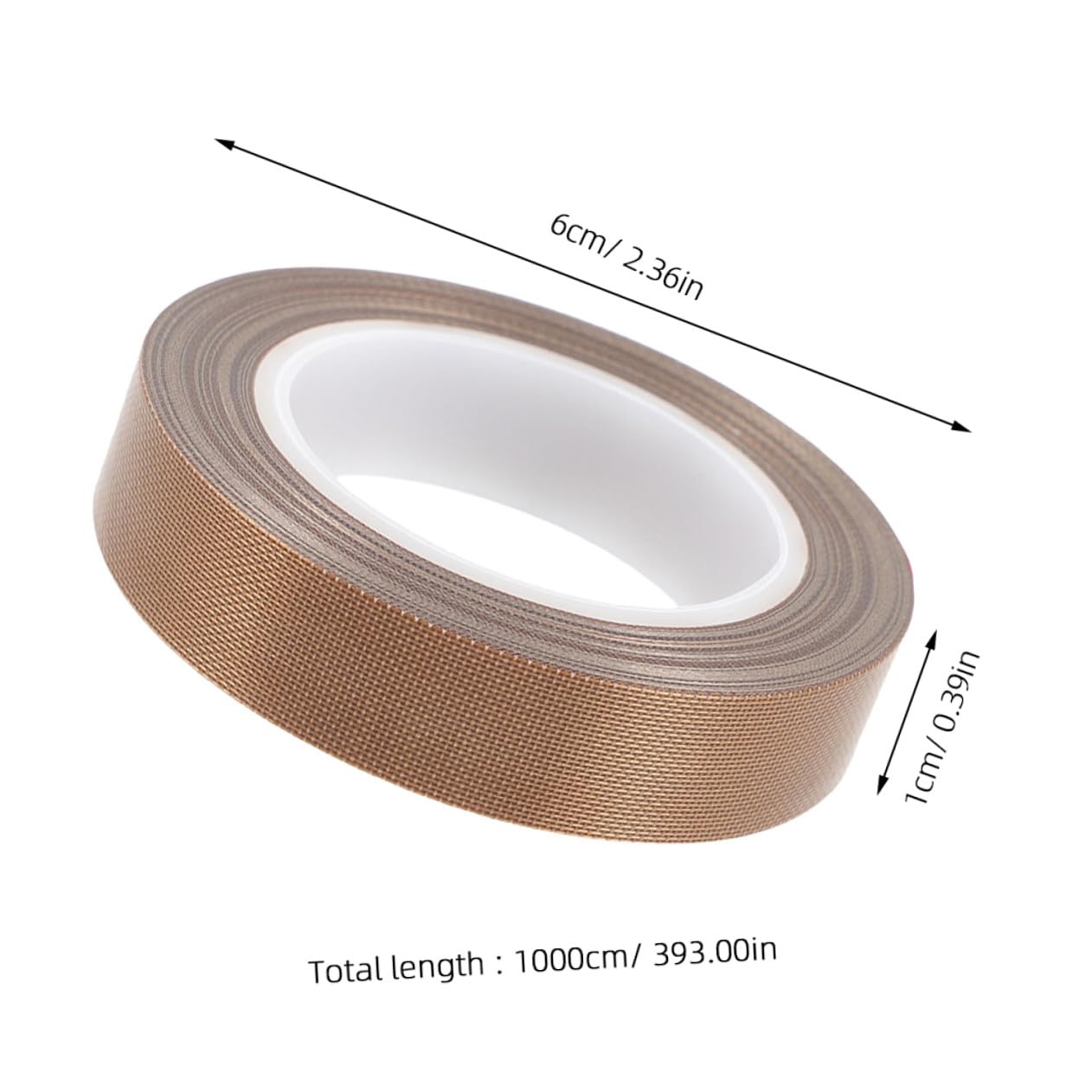 MAGICLULU Cinta de Teflón Cinta Selladora de Ptfe para Sellador al Vacío Manual Aislante Térmico Resistente al Calor Metros de Longitud