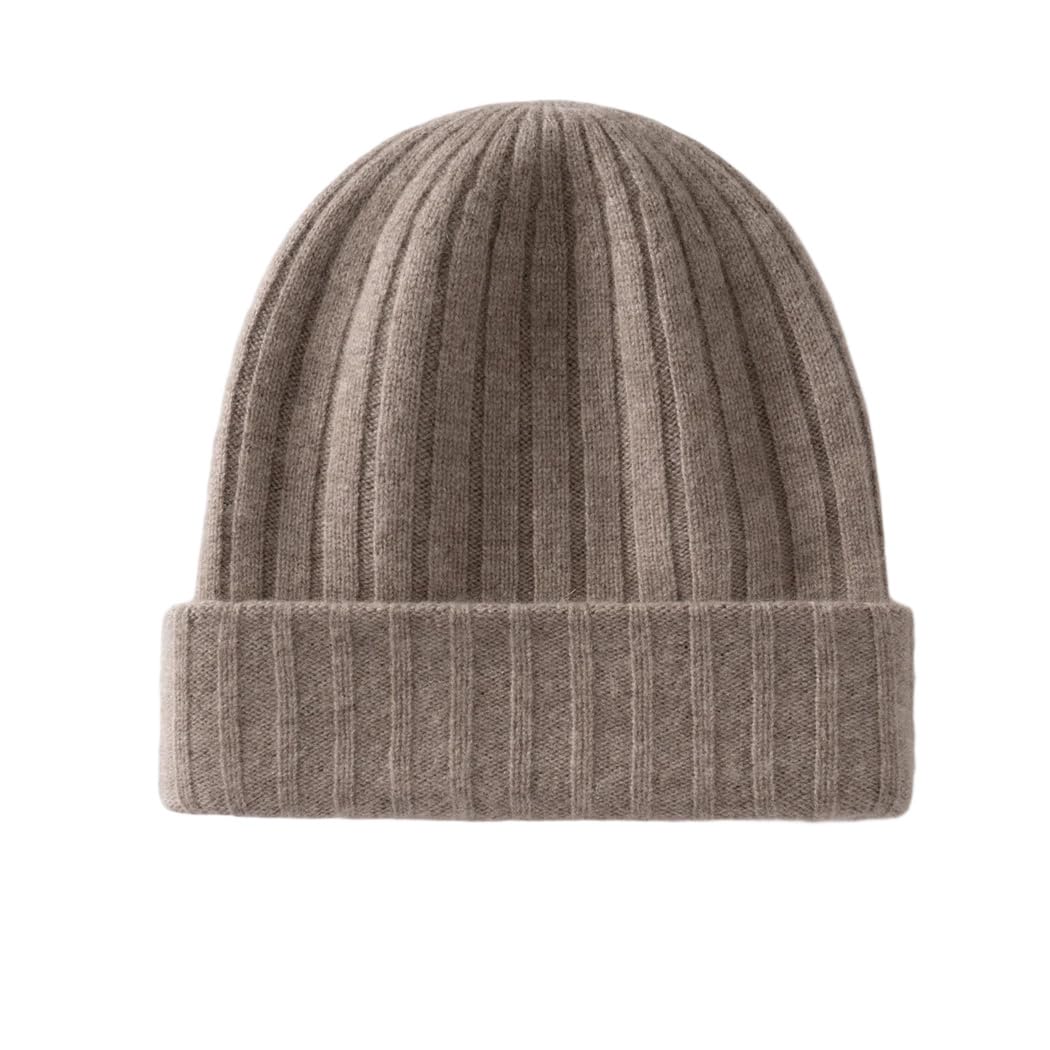 Bonnet en cachemire femme chaud et sans coutures pour oublier le froid