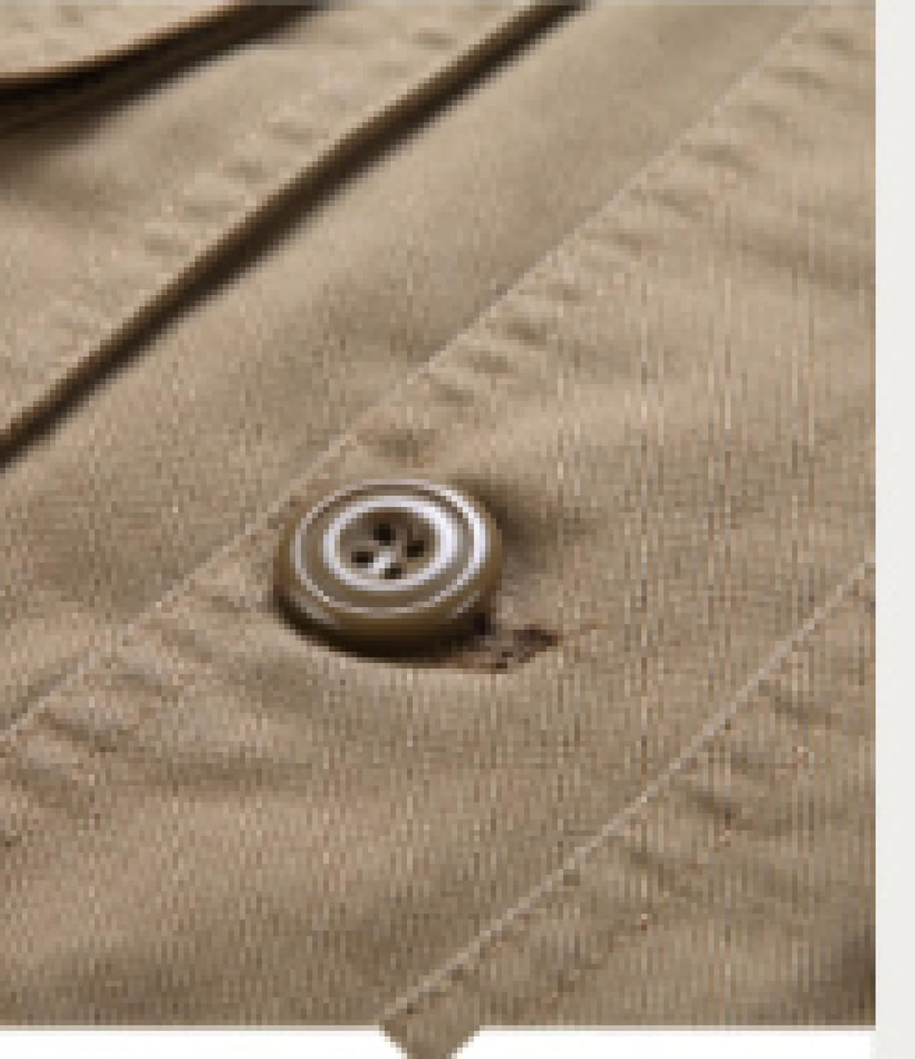 Kamizelka pour hommes d'âge moyen et âgés printemps et automne multi-poches fotografia Veste de cheval lavé coton ample pêche en plein air(Army Green,XL)