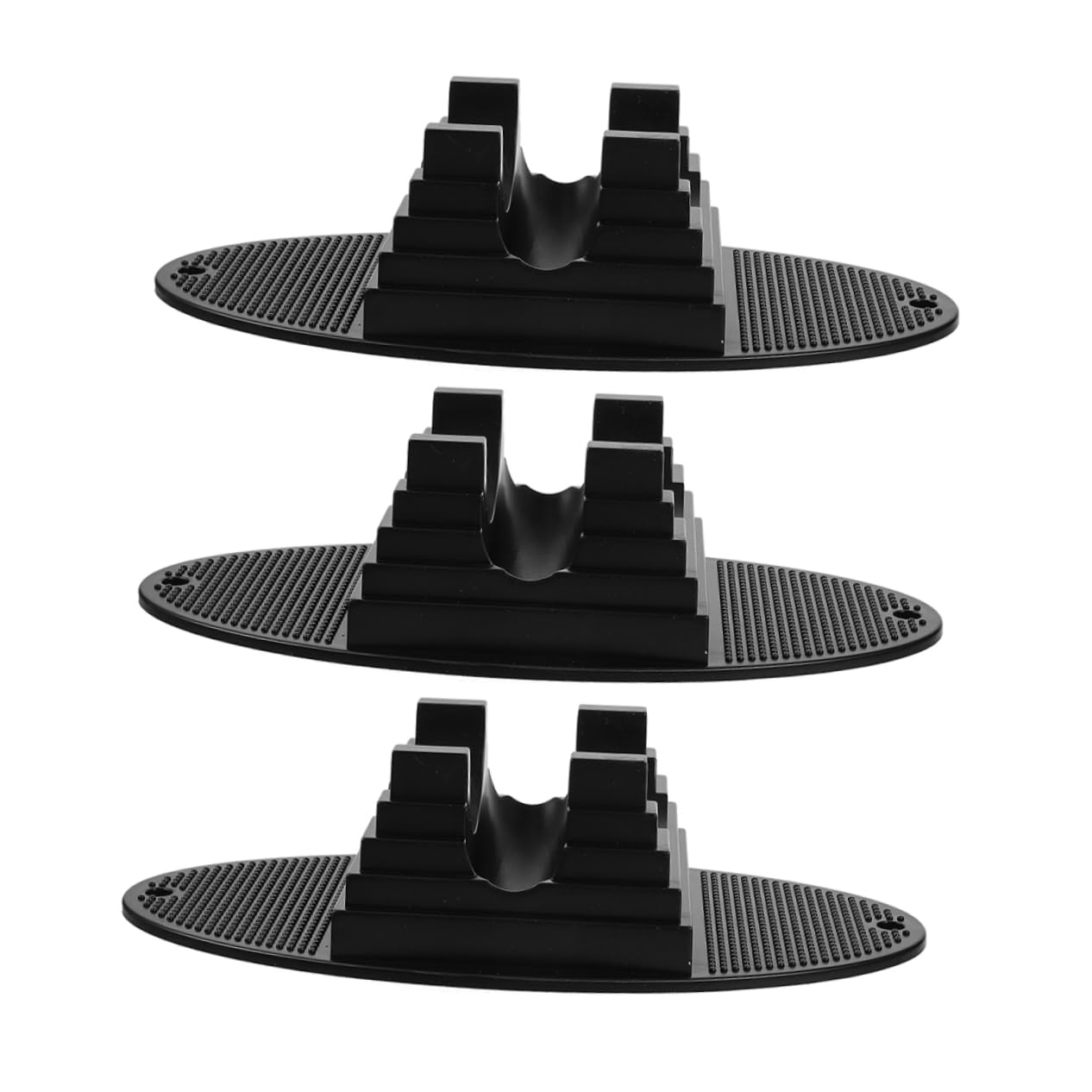 Sosoport Supporto per Monopattino 3pezzi in PC Nero Design Salvaspazio e Installazione Facile, per Parcheggio in Garage e Uso Quotidiano