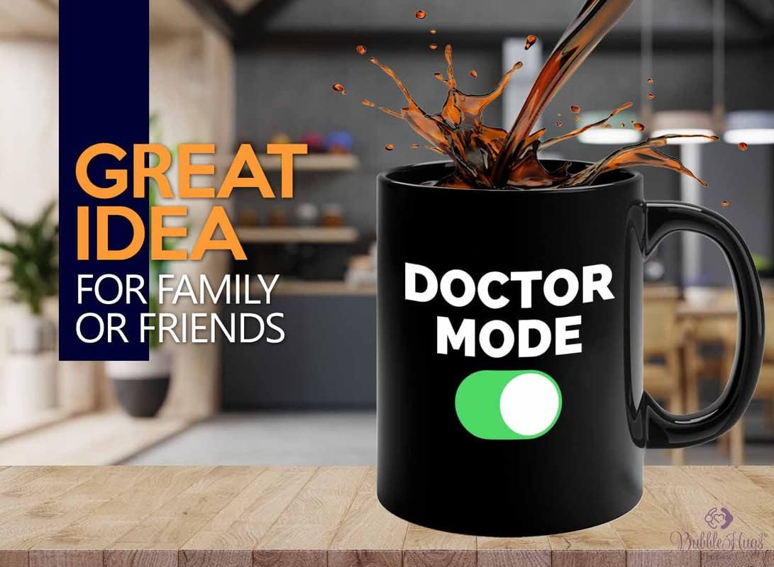 Pharmacist Coffee Mug 11oz Black - Doctor mode on - Nurse Doctor Chemist Pharmacy Technician Patient Practicioner Laboratory Research Technologist