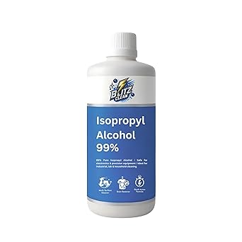 Isopropyl Alcohol 99% Pure Industrial Grade Cleaning & Disinfection Liquid for Electronics, Lab Use, Surface Sanitizing & Multipurpose Household Cleaning