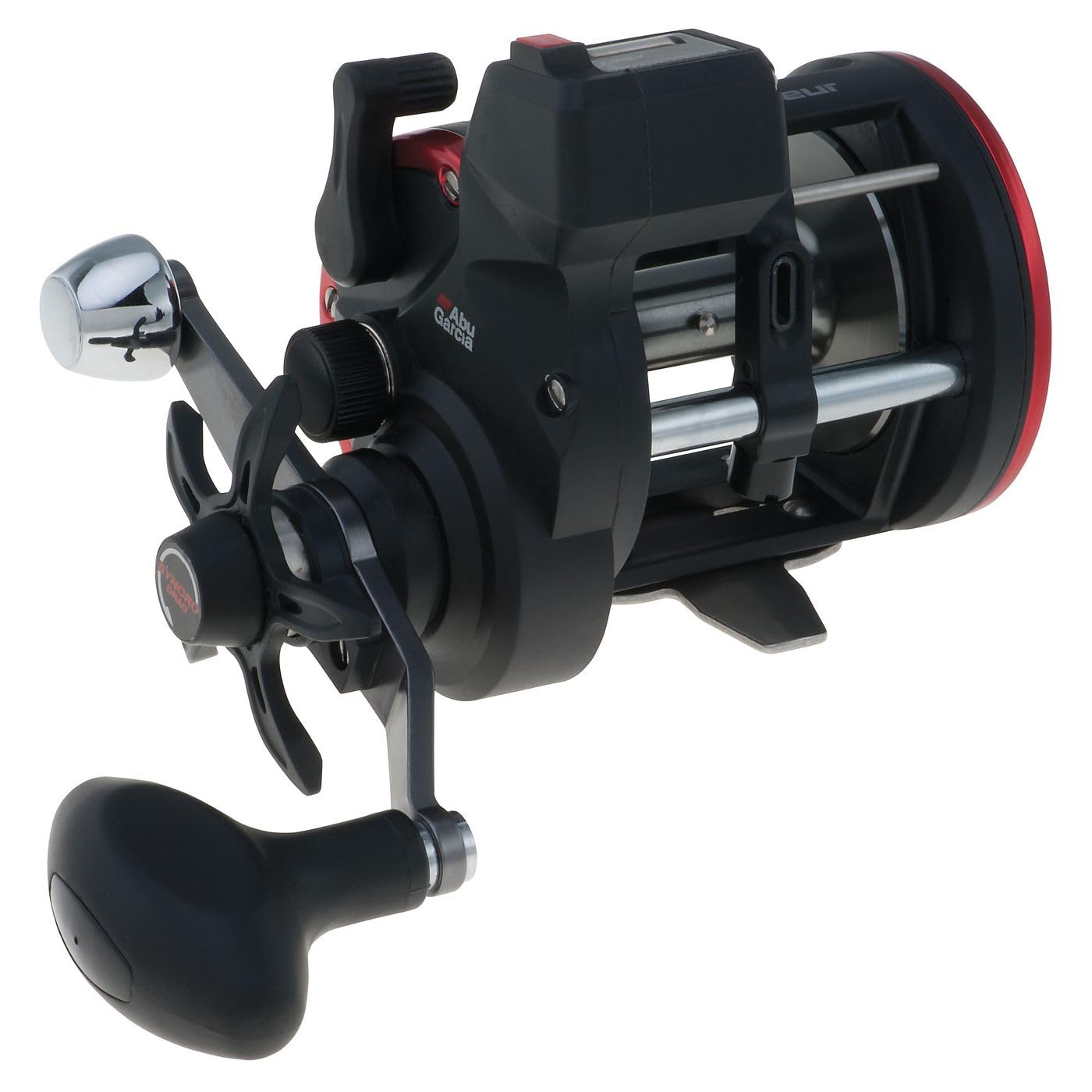 Abu Garcia Alphamar LC Syncro Multirollen, Schwarz/Rot