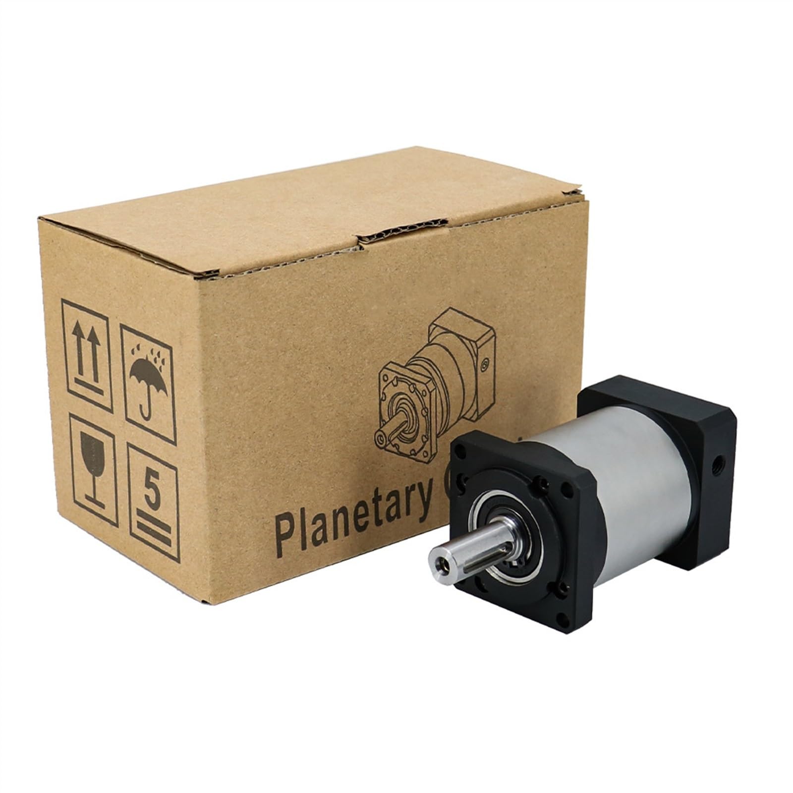 Silnik krokowy Nema 23 24 reduktor planetarny skrzyni biegów 6.35 8 11 14mm stosunek wału wejściowego 3~100:1 dla 200W 400W 60mm serwo Nema23 57mm silnik krokowy(Ratio10,6.35mm input)