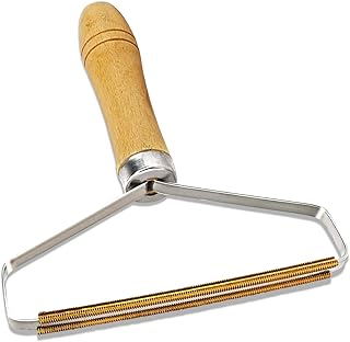 Portable Lint Remover, Pet Hair Remover Lint Roller Tool with Strong Grip, Reusable Lint Cleaner and Fuzz Shaver for clothes, Couch, Blanket - Carpet Scraper for removing pet hair and Clothes fuzz