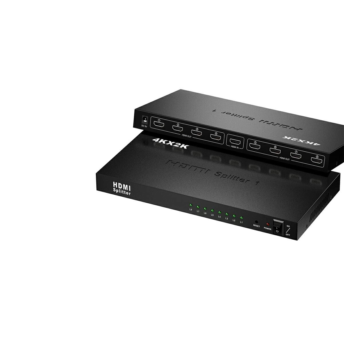 Amazon.co.jp: .A HDMI分配器 スプリッター 1入力8出力 4k 2K 3D 2160P