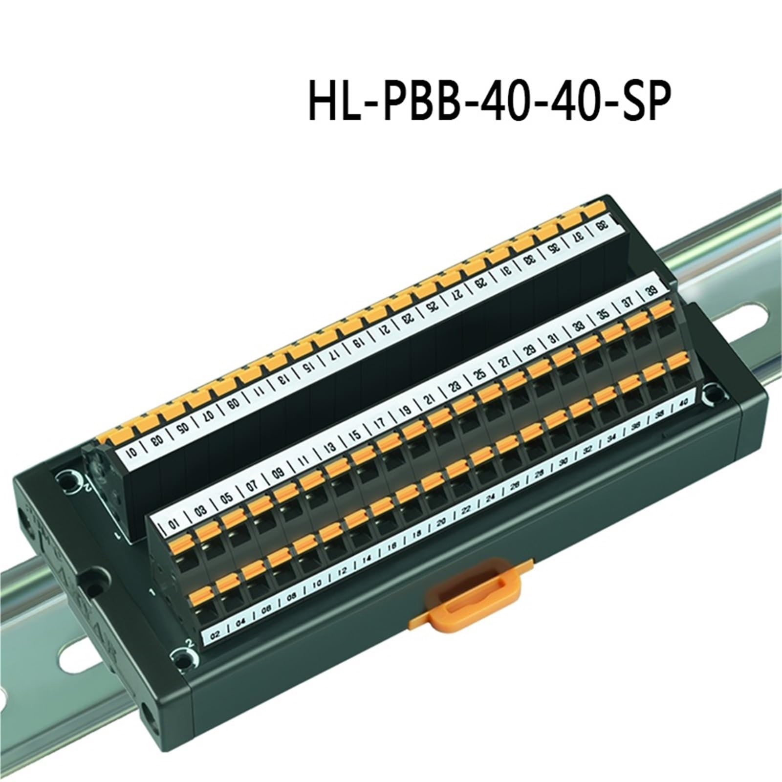 1 Uds., 5-400V, 40 canales a 40 canales, carril DIN y montaje en Panel for distribución de fuente de alimentación, placa divisora ​​de cableado rápido