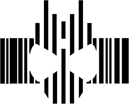 Decade Symbol 5.5" Wide Kamen Rider Sentai TV Series Movie Logo Custom Die Cut Decal - Black Color