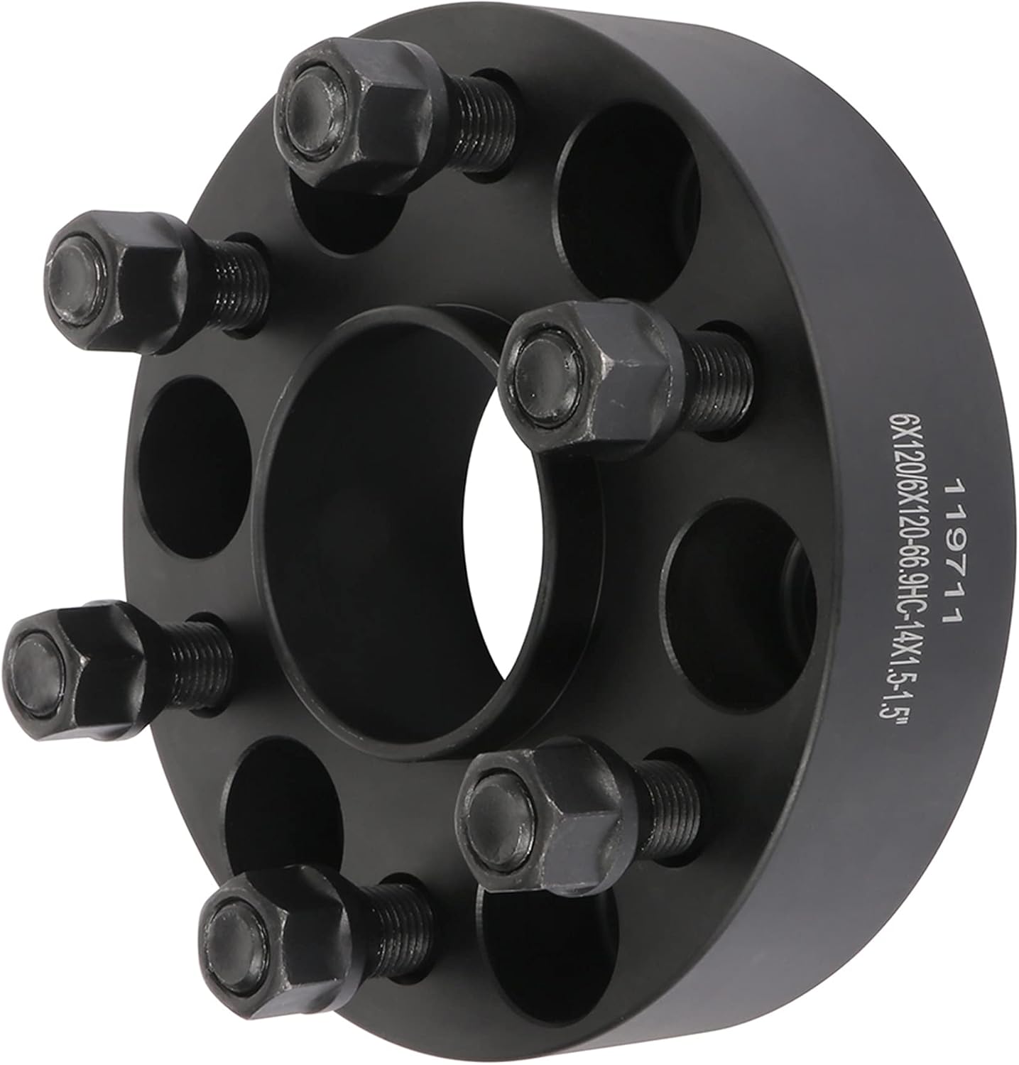 4PCS 1.5" 6 lug Hubcentric wheel spacers 6x120 to 6x120 Wheel Spacers Kits 66.9mm with 14x1.5 Studs fits for 2018-2019 for Enclave 2015-2019 for Colorado