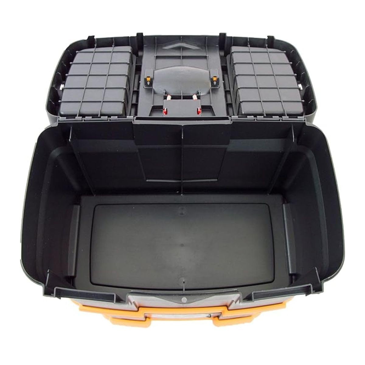 INTEC - Serva per attrezzi mobile - 2 scomparti modulabili Cassetta degli attrezzi 2 ruote carico 70 kg Trolley