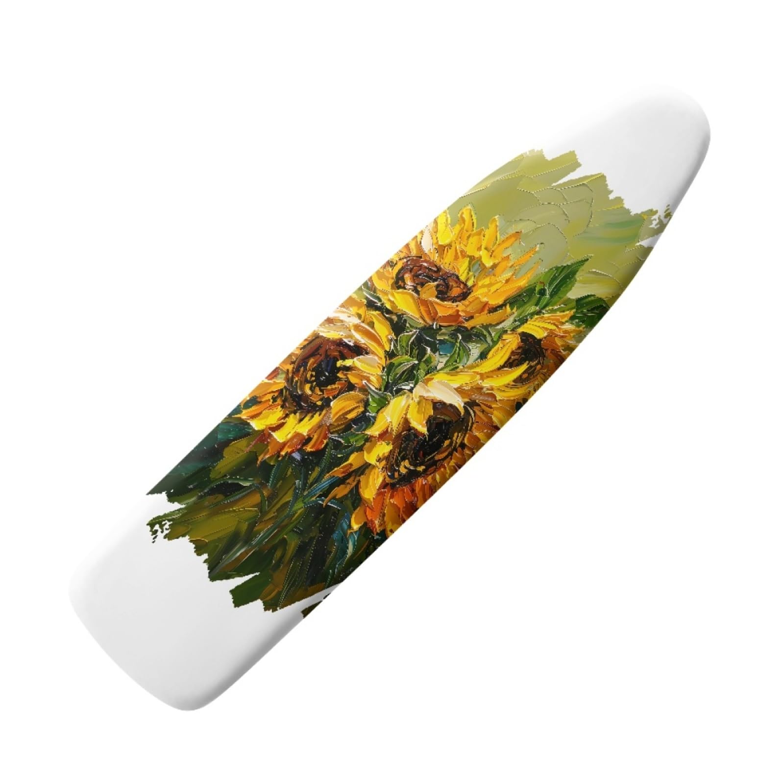 Ironing Board Covers Sunflower Print Iron Board Covers and Pad Thick Resist Scorching and Staining Thick Easy Fit Iron Cover Adjustable Elastic Rope Ironing Boards Cover 125x45cm