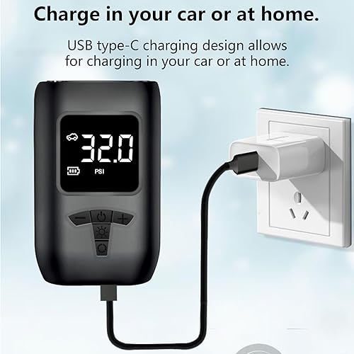 Miniatura 2 de Inflador de neumáticos de automóvil, adaptador eléctrico portátil, inflador de bomba de compresor de aire, para motocicleta, bicicletas, juguetes