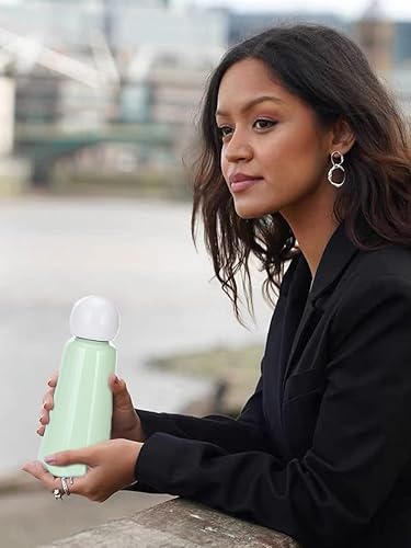 Miniatura 20 de Botella de agua de acero inoxidable de 17 onzas de aproximadamente 16.9 fl oz, botella de agua aislada al vacío, botella de agua de metal para Azul