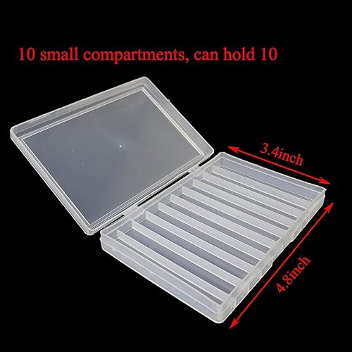 Miniatura 3 de 1 caja de almacenamiento con 10 compartimentos para el almacenamiento de fresas, grifos, taladros y herramientas de torneado con un diámetro de