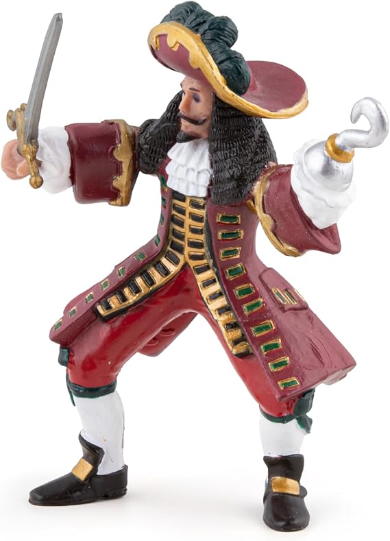 Papo - Realistic Corsair Captain Figure - Ages 3+ Pirates Collection - Creative Play Sea Adventure - Gift Idea Toy for Girls and Boys