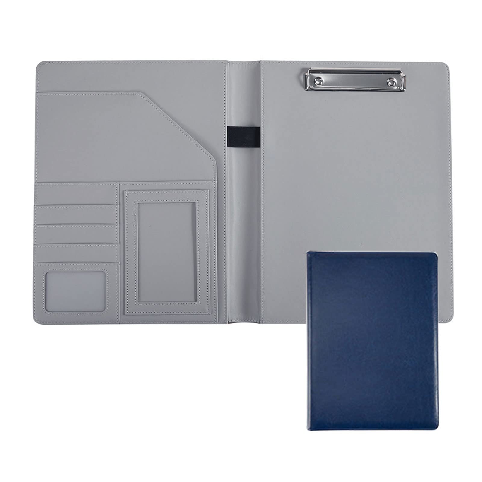 Carpeta portafolios A4 Carpeta para conferencias, Carpeta de conferencias A4, estuche de negocios con almohadilla de escritura, funda for portapapeles, hombres/mujeres for conferencias de oficina, esc