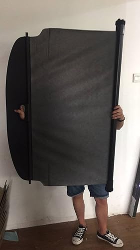 Miniatura 6 de ITrims Funda de seguridad para Land Rover Discovery Sport 2015 2016 2017 2018 2019 para maletero trasero retráctil para maletero de carga (beige)