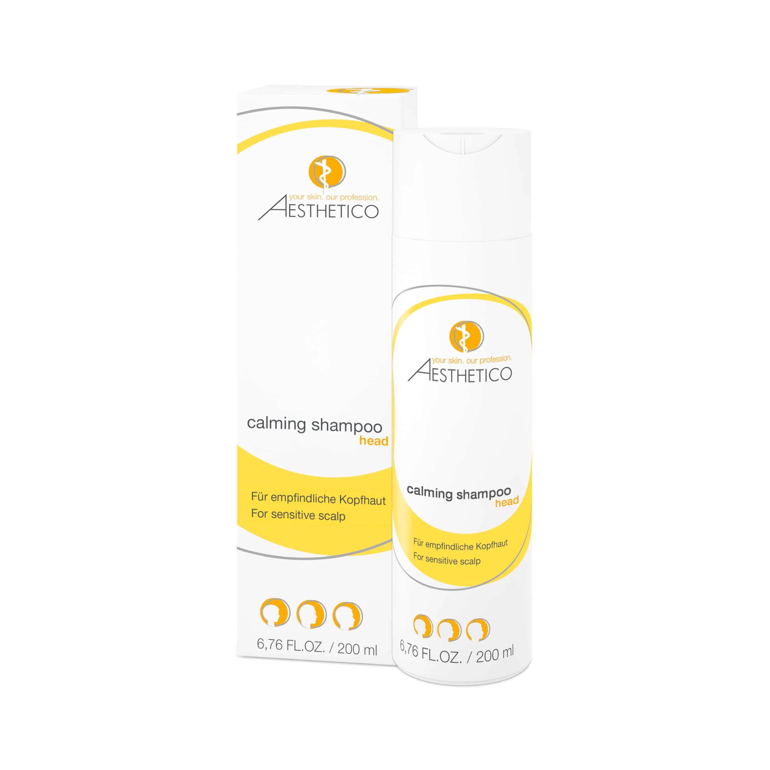 AESTHETICO Calming Shampoo Pflegeshampoo für empfindliche Kopfhaut