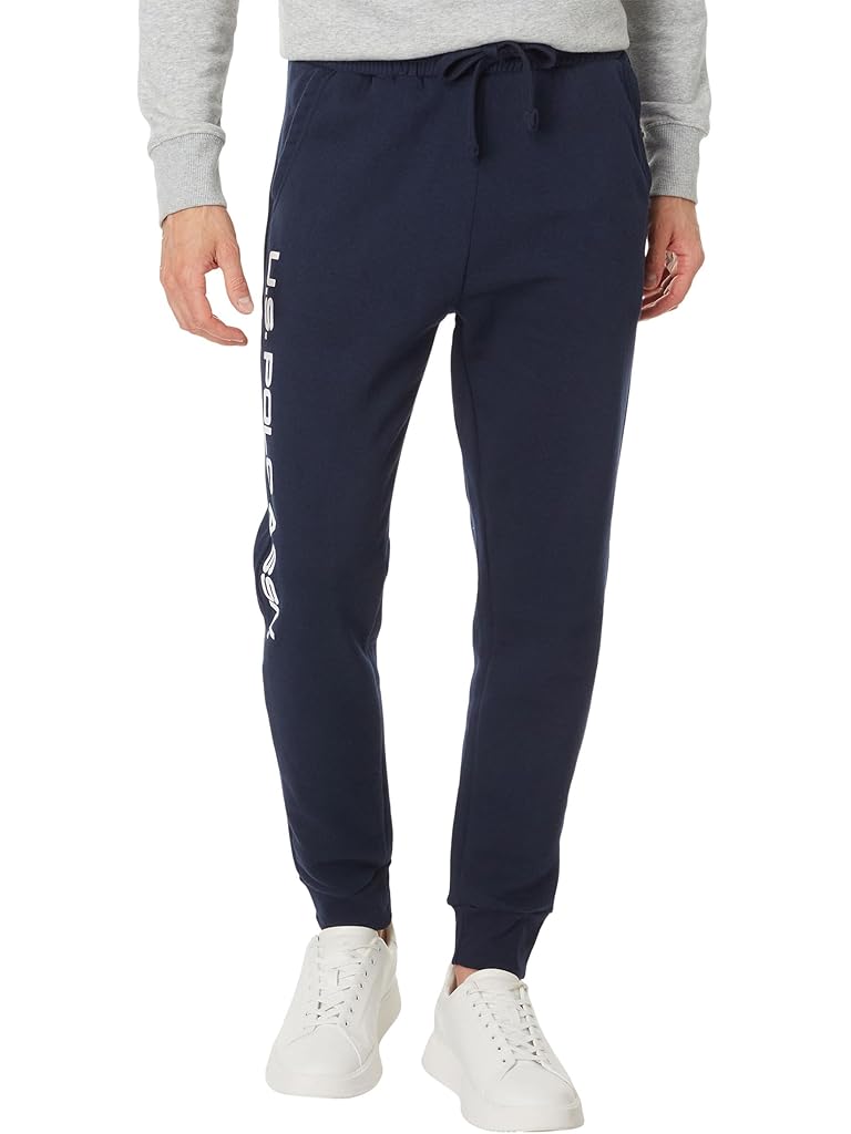 U.S. POLO ASSN. Graphic Print Fleece Knit Jogger Pants