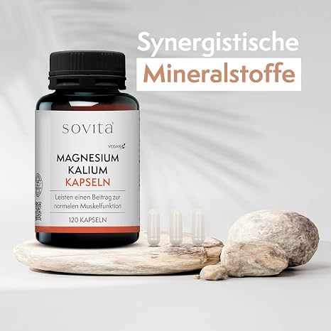 Magnesium Potassium Tablets Vitamins and Minerals. Supports the Normal Muscle Function 60 tablets