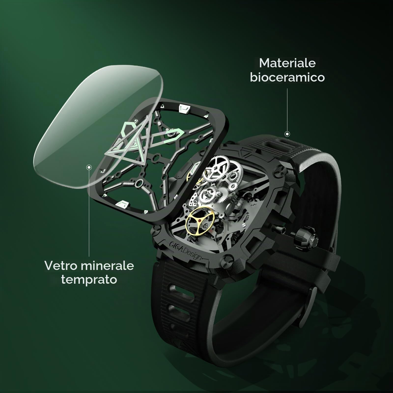 CIGA Design Eye of Horus Orologio Meccanico Automatico