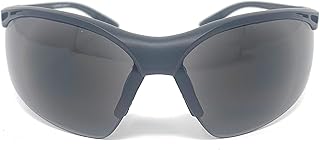 The Hard at Work Semi Rimless Safety Reader Reading Glasses, Half Frame Sport Wrap Tinted Safety Sunglasses + 2.50 Black