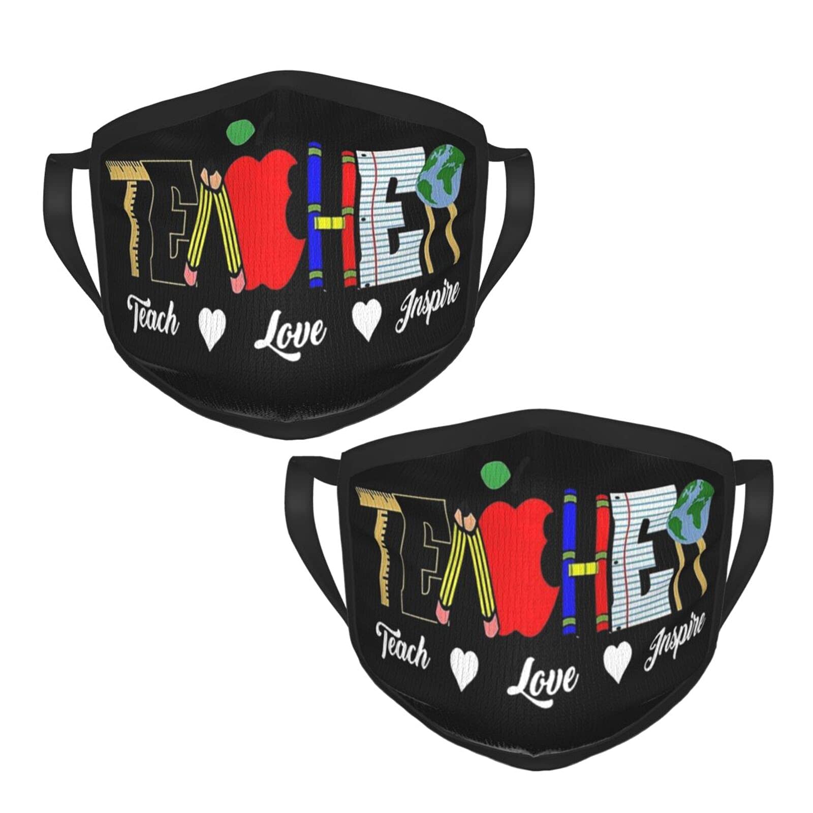 2 PCS Washable Reusable Dust Filter and Reusable Mouth Warm Windproof Cotton Face