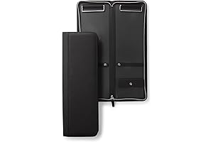 Black Onyx Premium Leather Tie Case