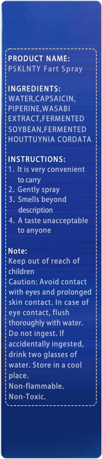 Fart Spray Extra Strong Prankster Stuff for Adults Stink Prank Stuff Hilarious Gag Gifts Non Toxic Smells Like Poop (Flatus)
