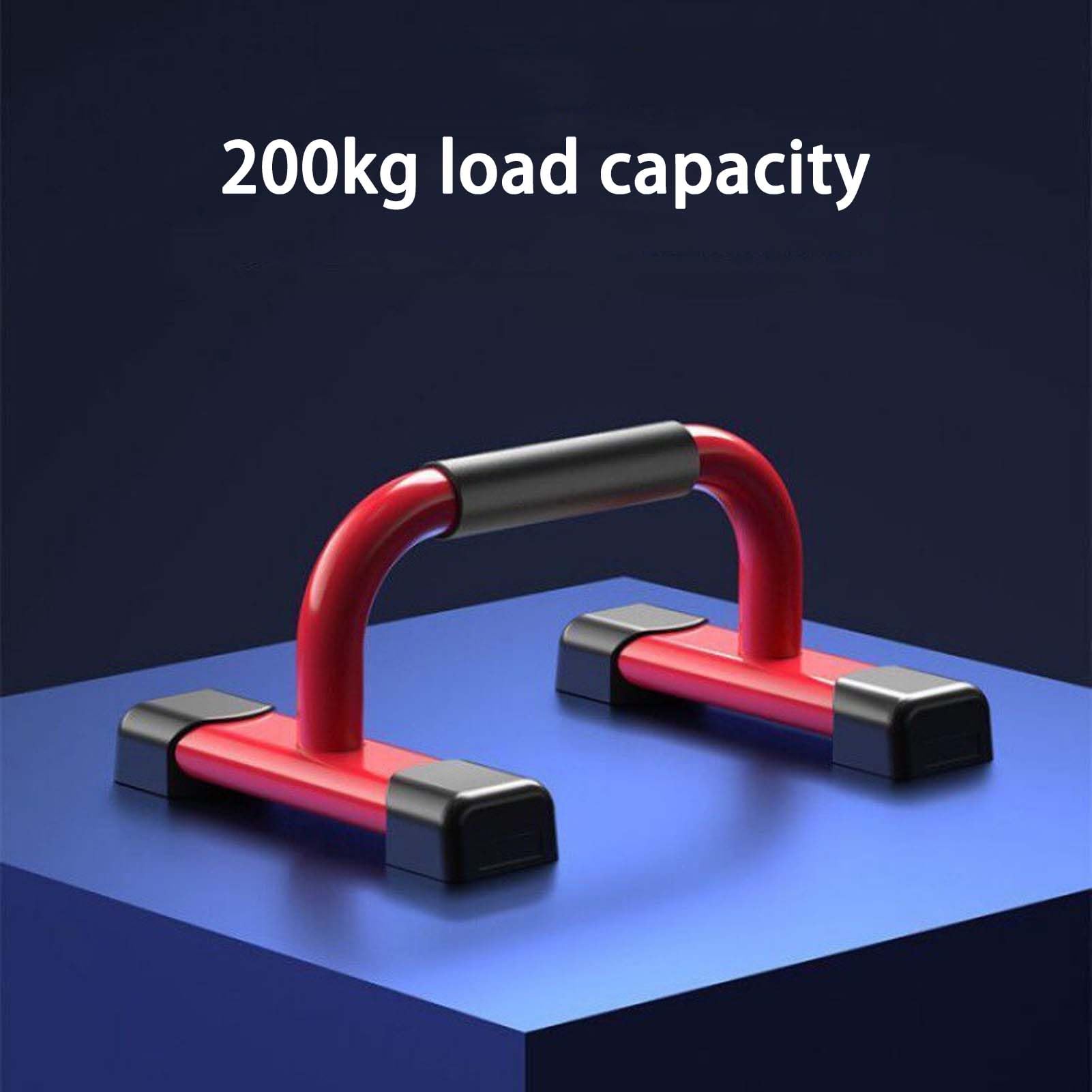 Parallettes - Barre per flessioni, attrezzatura per calisthenics per cavalletto, planche, tuffi, supporto per flessioni in legno e metallo, per casa, palestra all'aperto