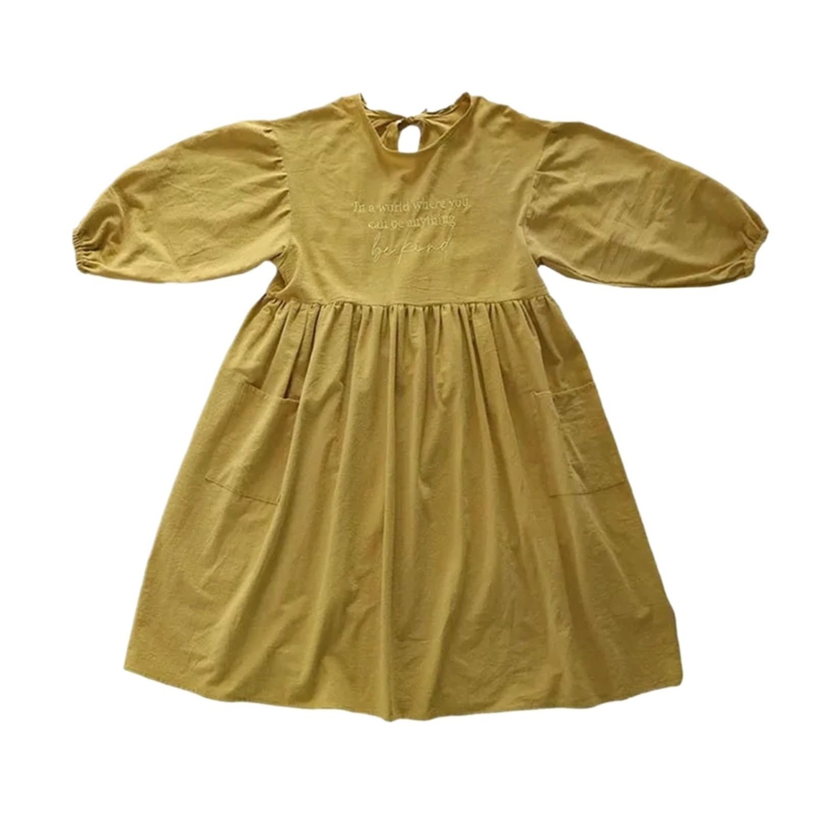Grembiule da cucina donna con ricamo taglie forti 3 pezzi per Cucinare | Grembiule con tasca, grembiule in cotone ampio allargato a maniche lunghe for la pulizia della cottura