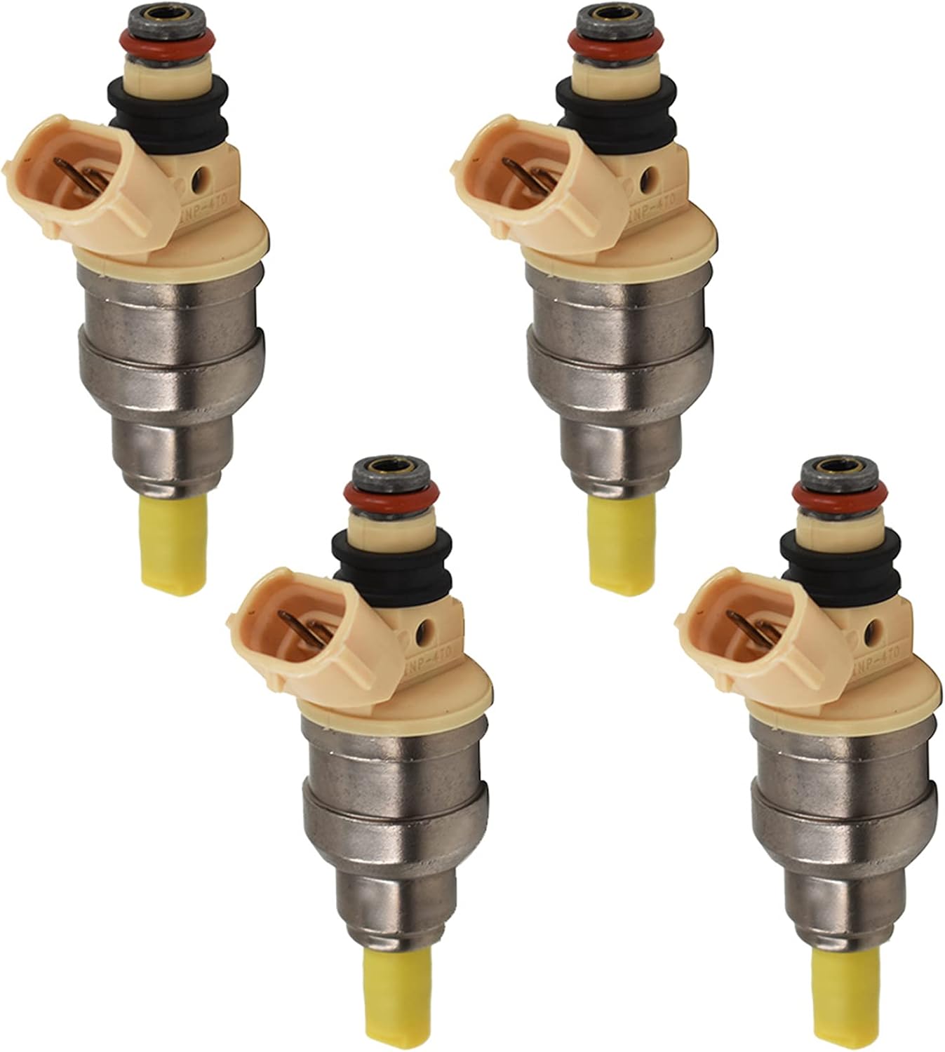 munirater 4-Pack Fuel Injectors Replacement for Suzuki Sidekick Tracker X-90 1.6L INP-470