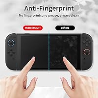 Vista 6 de PERFECTSIGHT Protector de pantalla de vidrio templado con luz azul mate antideslumbrante compatible con Nintendo Switch 2 2025, protección ocular