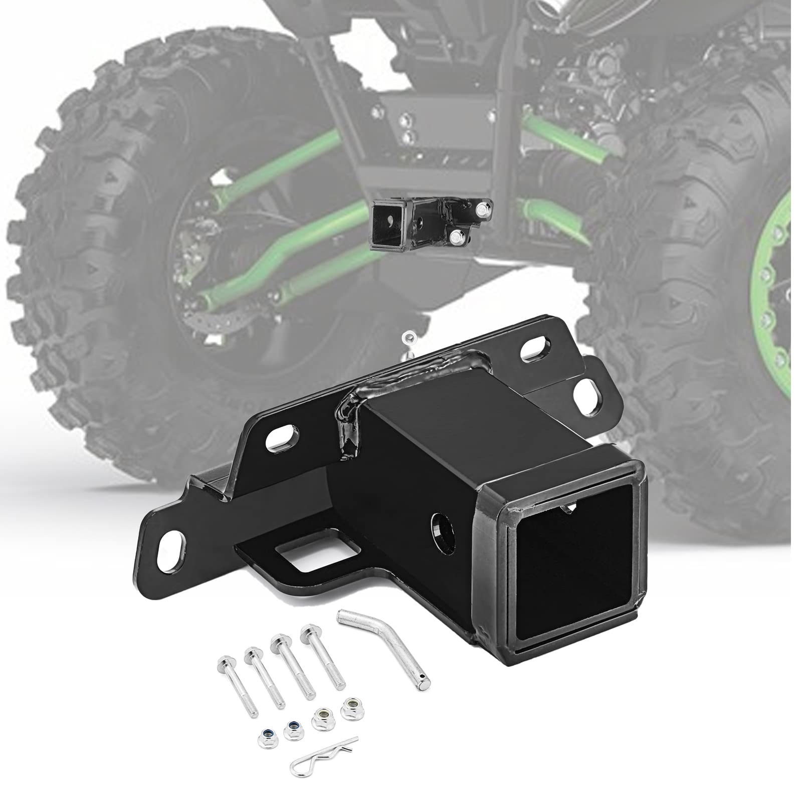 Teryx 2'' Rear Hitch Receiver Compatible with Kawasaki Teryx KRX 1000 2020-2025