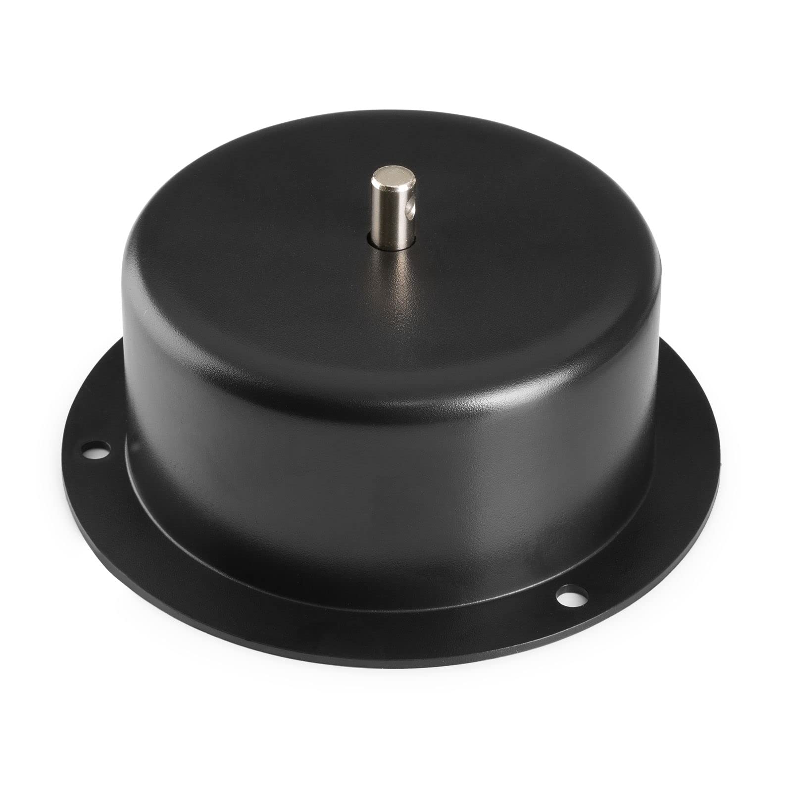 Motor compacto para bola de espejos hasta 2,5 kg y 30 cm con cadena, tornillos y carcasa robusta, 3 RPM, cable 0,6 m, enchufe moldeado, 230V 50Hz, montaje en techo
