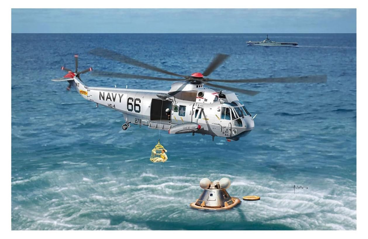 Amazon | ドラゴン 1/72 アポロ 月からの帰還 SH-3D Helo66＆アポロ