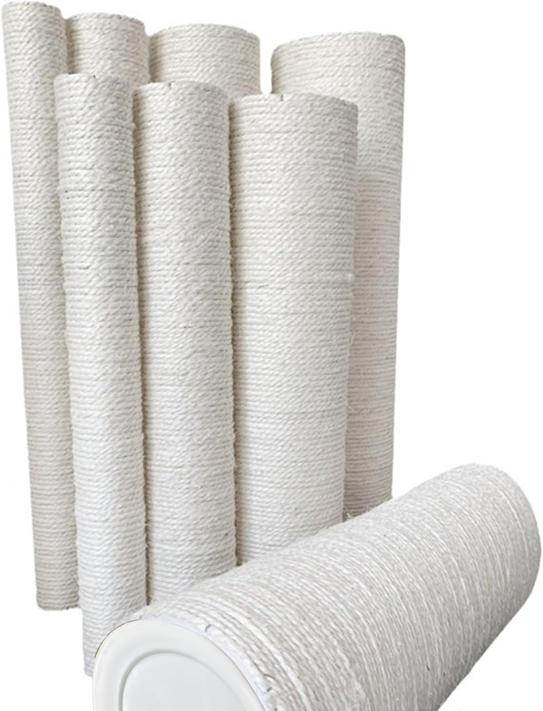 2 postes de repuesto para árbol de gato M10, perno de sisal de 10 mm, poste rascador para gatos, poste de repuesto para bricolaje, pernos M10, tubos de PVC resistentes, tornillos incluidos (3.35 x