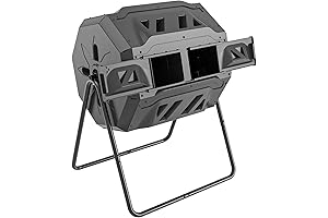 Spinning Compost Bin: Double Drum Magic for Effortless Composting