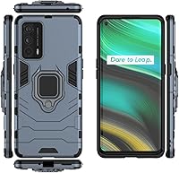 Vista 3 de Compatible con OPPO Realme X7 Pro Ultra, soporte de anillo de metal a prueba de golpes (funciona con soporte magnético para automóvil), cubierta