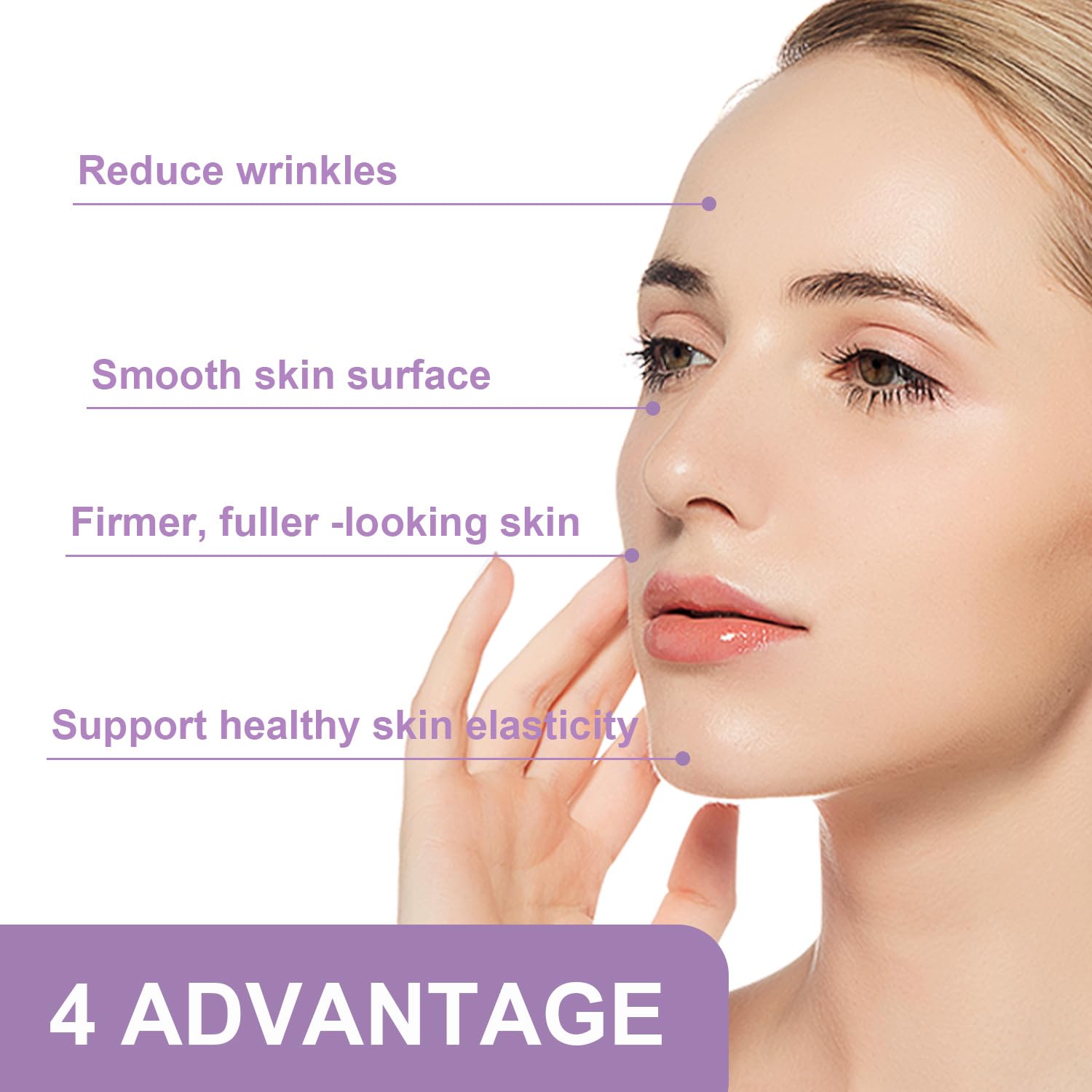 Anti-Aging Hyaluronsäure Straffende Gesichtscreme Lifting Feuchtigkeit (5Pcs)