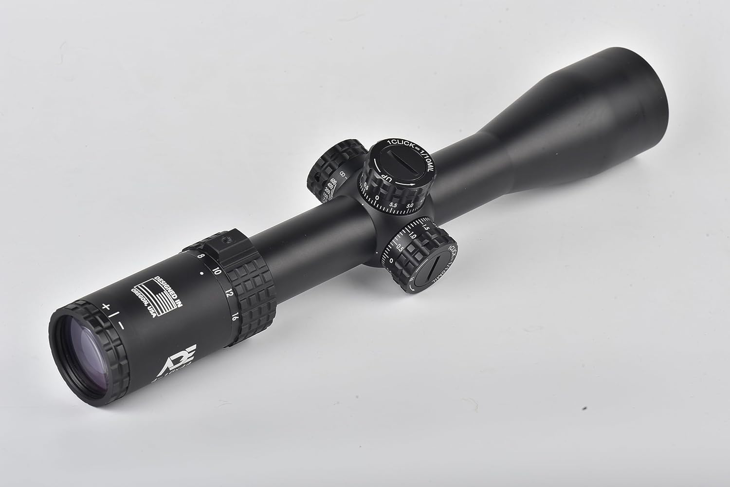 Ade Advanced Optics ProZoom 4-16x44 Second Focal Plane Riflescopes with Scope Mounts and Throw Lever Included