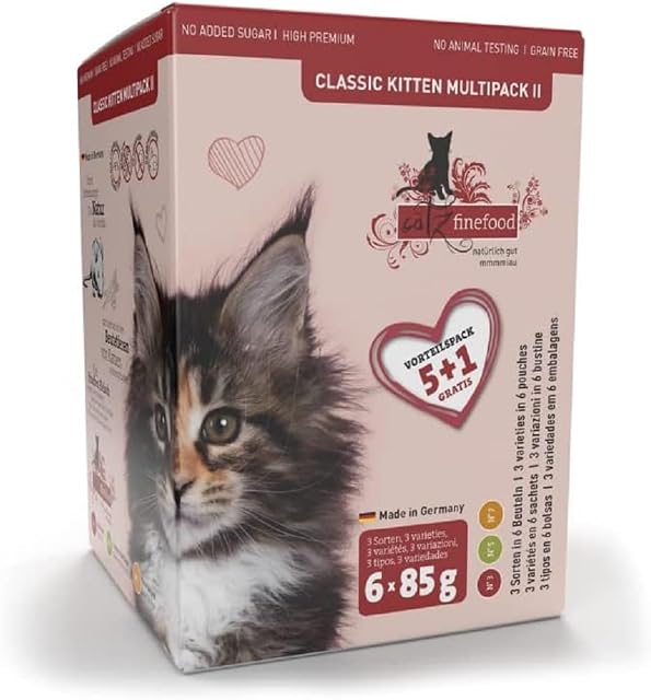 catz finefood Kitten Multipack I Comida húmeda para Gatos, Comida húmeda para Gatos jóvenes