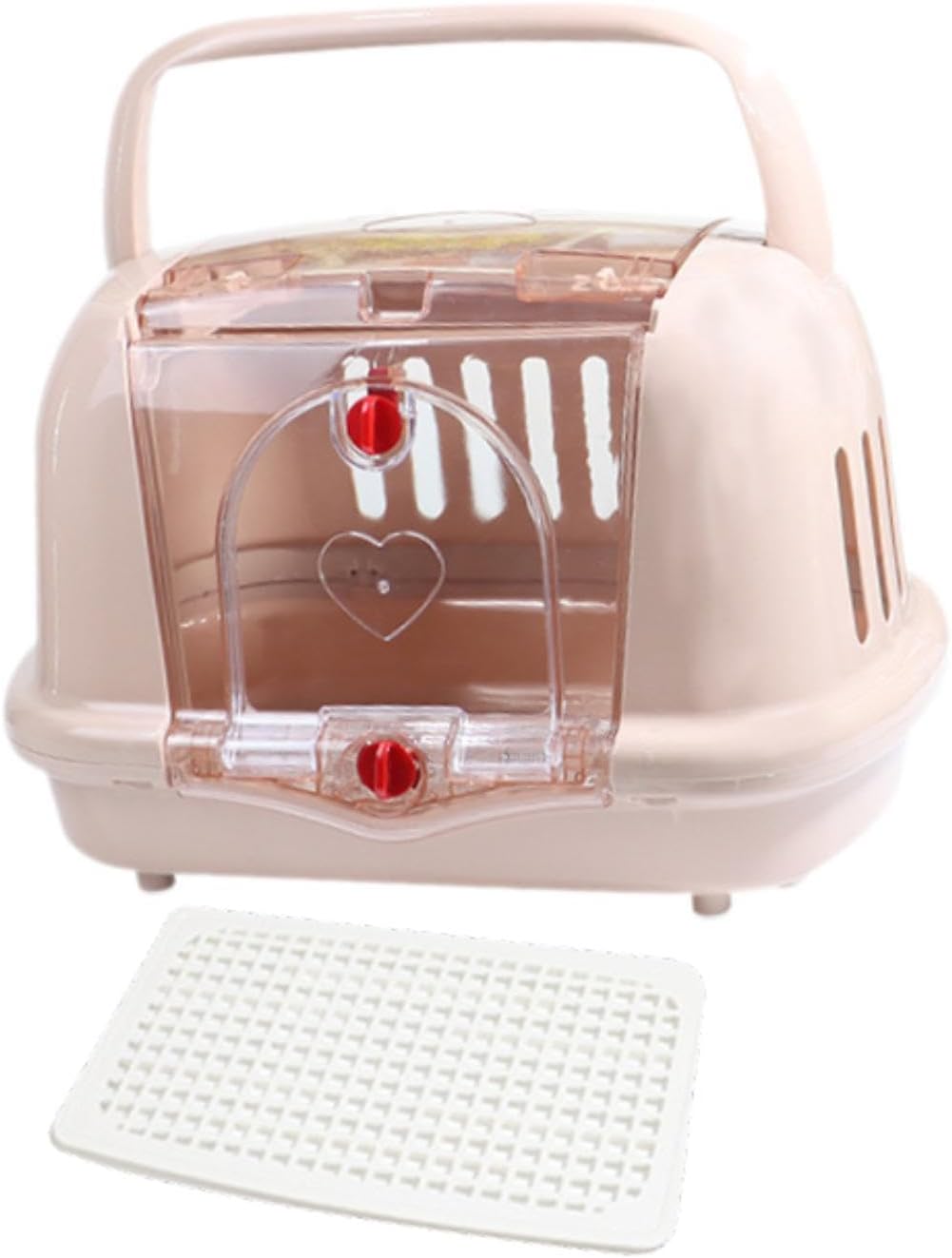 Generic Pet Carrier Dog Kennel,Pet Supplies Lightweight Breathable Sturdy Dog Carrier Hard Sided for Cat Dog Kitten Camping, Brown