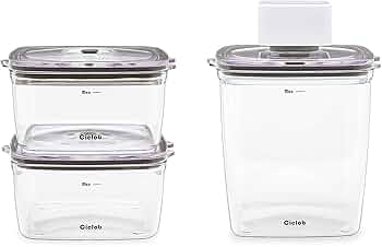 Amazon｜Cielob（セーロブ） 真空キャニスター 食材保存容器